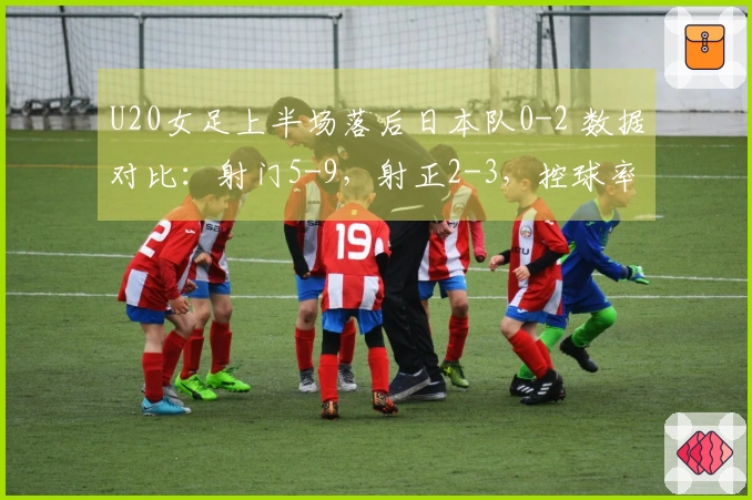 U20女足上半场落后日本队0-2 数据对比：射门5-9，射正2-3，控球率18%-82%